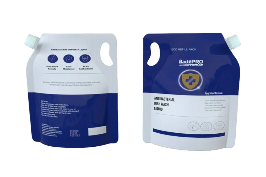 Bactepro Lemon Dish Wash Liquid Refill Pack