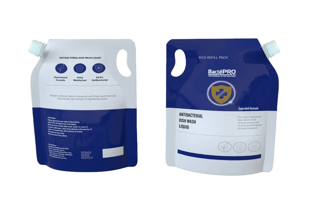 Bactepro Lemon Dish Wash Liquid Refill Pack